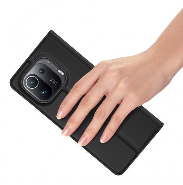 DUX DUCIS Skin Pro Bokhylla typ fodral för Xiaomi Mi 11 Pro svart