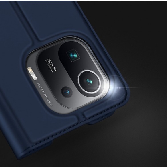 DUX DUCIS Skin Pro Bokhylla typ fodral för Xiaomi Mi 11 Pro svart