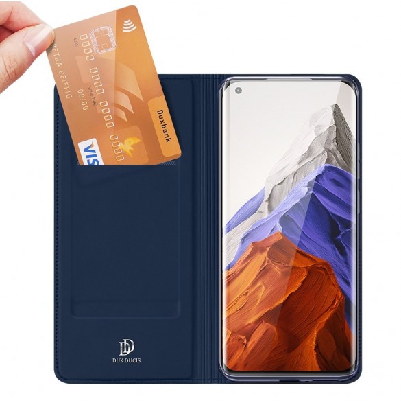 DUX DUCIS Skin Pro Bokhylla typ fodral för Xiaomi Mi 11 Pro blå