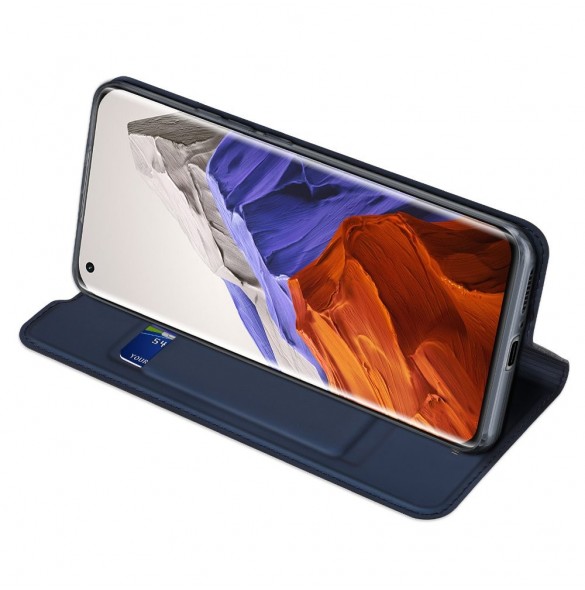 DUX DUCIS Skin Pro Bokhylla typ fodral för Xiaomi Mi 11 Pro blå