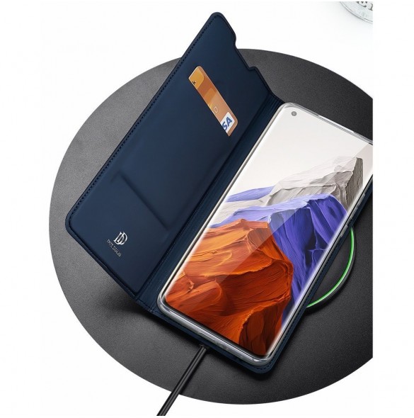 DUX DUCIS Skin Pro Bokhylla typ fodral för Xiaomi Mi 11 Pro blå