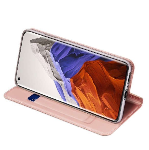DUX DUCIS Skin Pro Bokhylla typ fodral för Xiaomi Mi 11 Pro rosa
