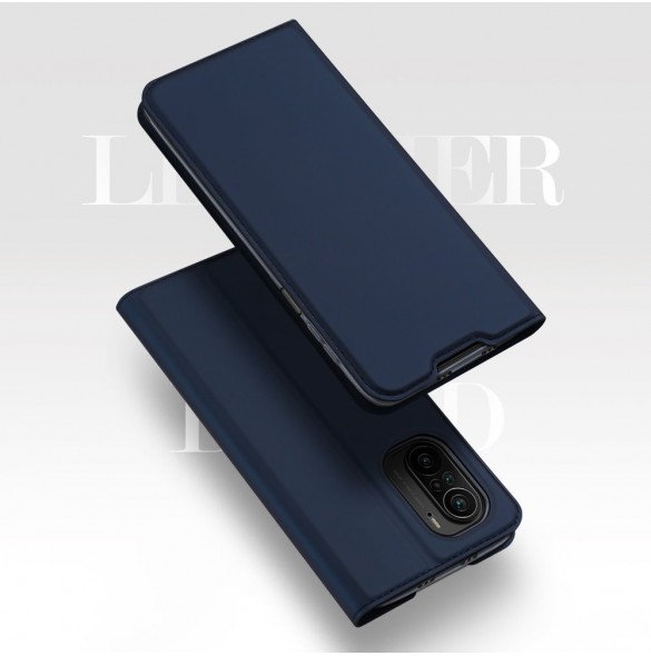 Dux Ducis Skin Pro Bokhylla typ fodral för Xiaomi Redmi K40 Pro+ / K40 Pro / K40 / Poco F3 golden