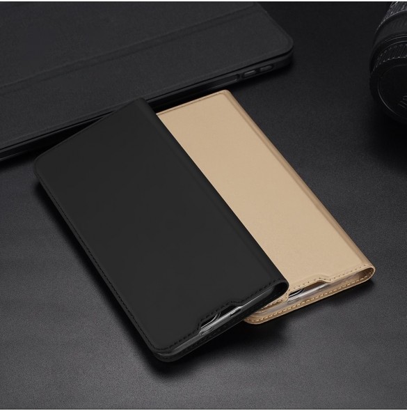 Dux Ducis Skin Pro Bokhylla typ fodral för Xiaomi Redmi K40 Pro+ / K40 Pro / K40 / Poco F3 golden