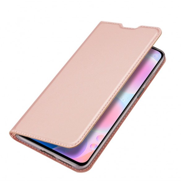 Dux Ducis Skin Pro Bokhylla typ fodral för Xiaomi Redmi K40 Pro+ / K40 Pro / K40 / Poco F3 rosa