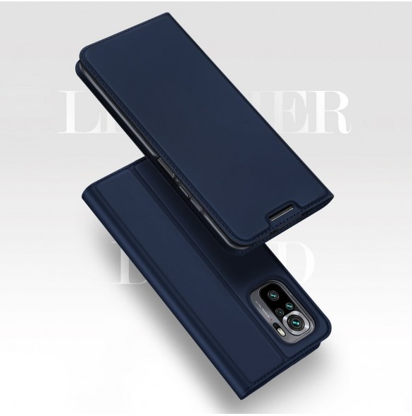 DUX DUCIS Skin Pro Bokhylla typ fodral för Xiaomi Redmi Note 10 / Redmi Note 10S golden