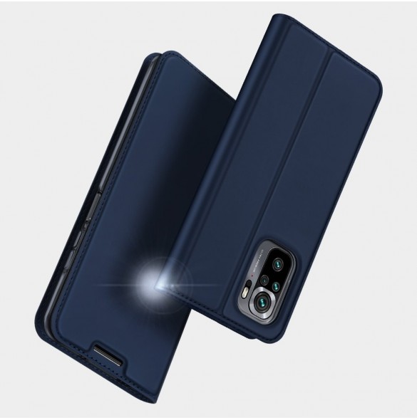 DUX DUCIS Skin Pro Bokhylla typ fodral för Xiaomi Redmi Note 10 / Redmi Note 10S golden