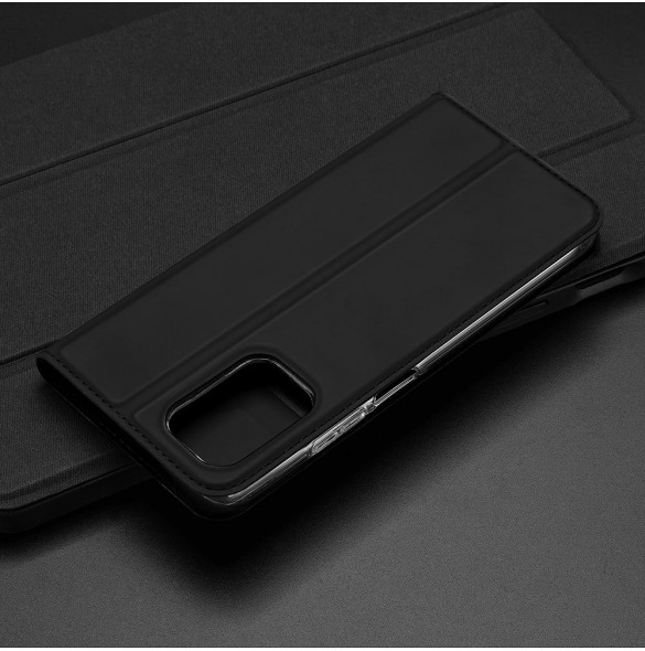 DUX DUCIS Skin Pro Bokhylla typ fodral för Xiaomi Redmi Note 10 / Redmi Note 10S golden