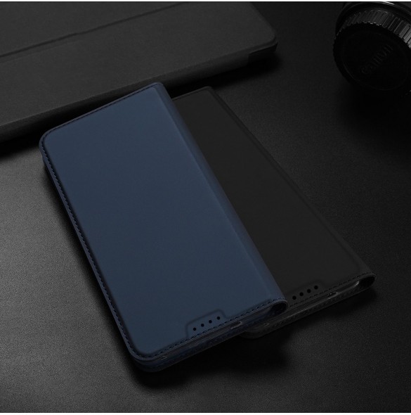 Dux Ducis Skin Pro-fodral för Asus Zenfone 9 flip-fodral plånboksställ svart