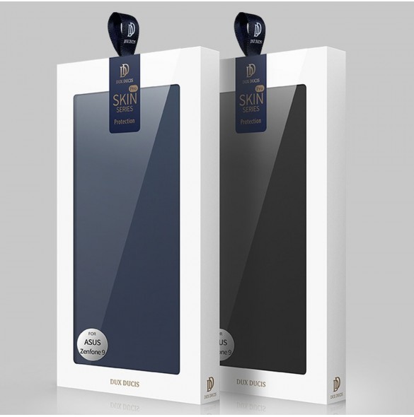 Dux Ducis Skin Pro-fodral för Asus Zenfone 9 flip-fodral plånboksställ svart