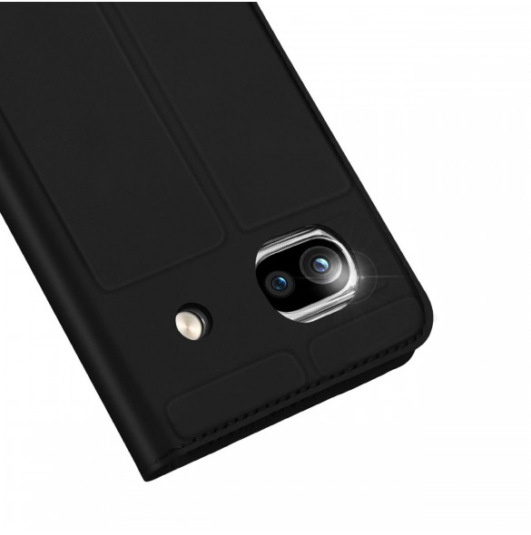 Dux Ducis Skin Pro-fodral för Google Pixel 7a Flip Card-plånboksställ Svart