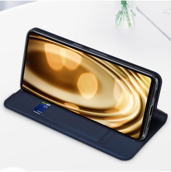 Dux Ducis Skin Pro-fodral för Google Pixel 7a Flip Card-plånboksställ Svart