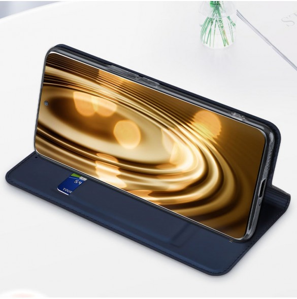 Dux Ducis Skin Pro-fodral för Honor Magic5 flip-fodral plånboksställ svart