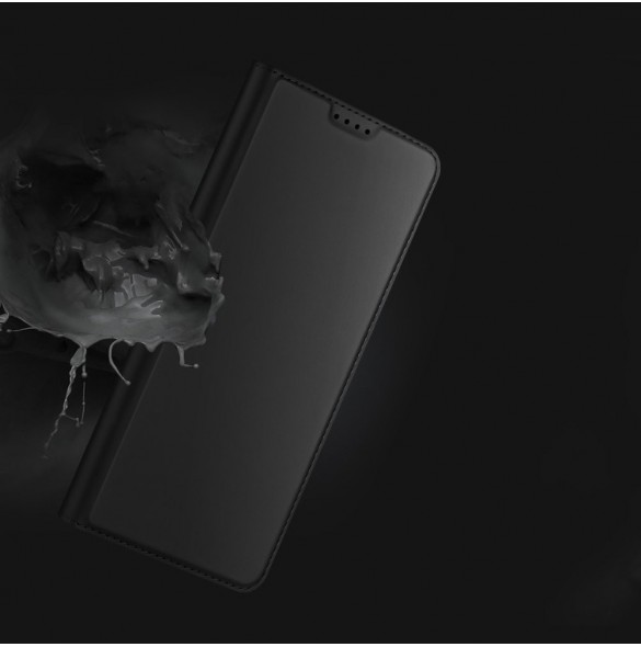 Dux Ducis Skin Pro-fodral för Motorola Edge 30 Ultra flip-fodral kortplånboksställ blå