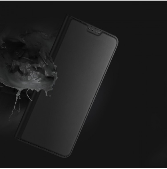Dux Ducis Skin Pro-fodral för Oppo Reno 8 flip-fodral kort plånboksställ blå