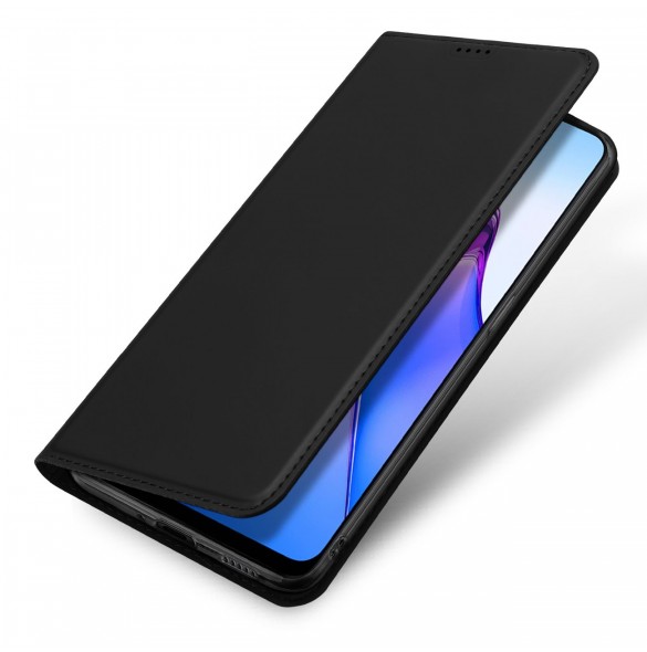 Dux Ducis Skin Pro-fodral för Oppo Reno 8 Pro flip-fodral plånboksställ svart