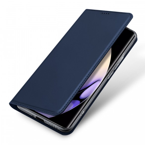 Dux Ducis Skin Pro-fodral för Realme 10 Pro Flip Card-plånboksställ Blå