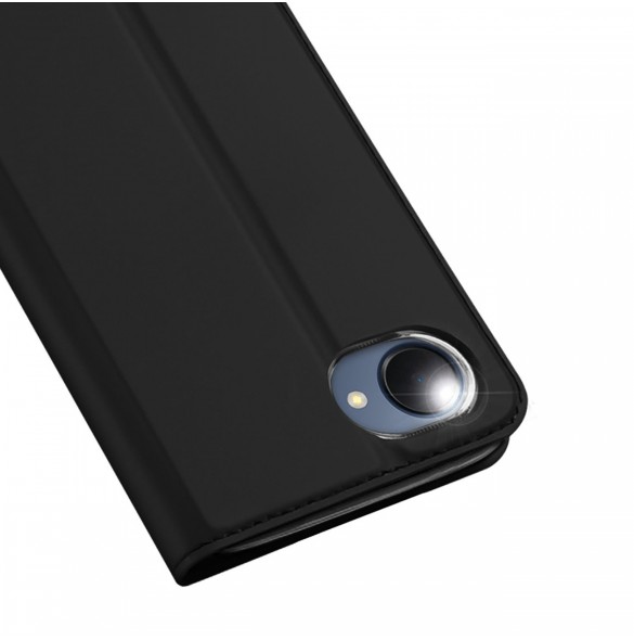 Dux Ducis Skin Pro Fodral För Realme C30 / Realme Narzo 50i Prime Cover Flip Card Plånboksställ Svart