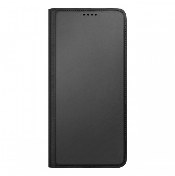 Dux Ducis Skin Pro Fodral För Realme C30 / Realme Narzo 50i Prime Cover Flip Card Plånboksställ Svart