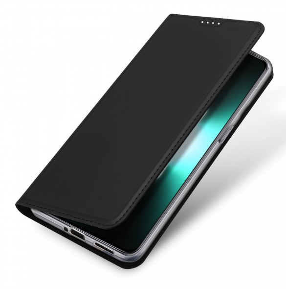 Dux Ducis Skin Pro Fodral För Realme GT Neo 5 / Realme GT3 Flip Cover Card Plånboksställ Svart