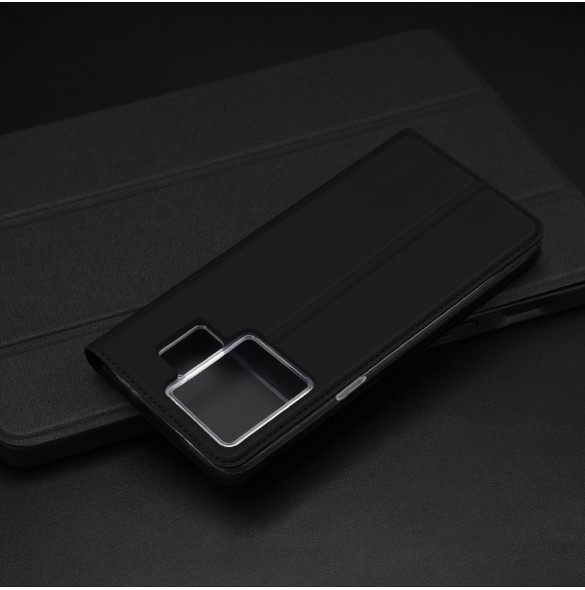 Dux Ducis Skin Pro Fodral För Realme GT Neo 5 / Realme GT3 Flip Cover Card Plånboksställ Svart