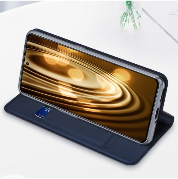 Dux Ducis Skin Pro Fodral För Realme GT Neo 5 / Realme GT3 Flip Cover Card Plånboksställ Svart