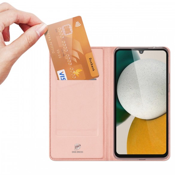 Dux Ducis Skin Pro Fodral för Samsung Galaxy A34 5G Flip Card Plånboksställ Rosa