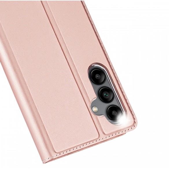 Dux Ducis Skin Pro Fodral för Samsung Galaxy A34 5G Flip Card Plånboksställ Rosa