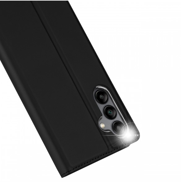 Dux Ducis Skin Pro-fodral för Samsung Galaxy A34 5G flip-fodral kort plånboksställ svart