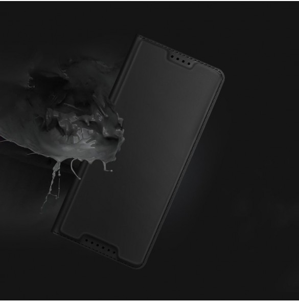 Dux Ducis Skin Pro Fodral för Sony Xperia 1 V Flip Card Plånboksställ Svart