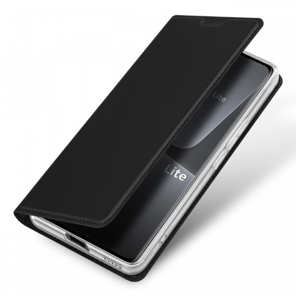 Dux Ducis Skin Pro-fodral för Xiaomi 13 Lite-fodral med flip-kort-plånboksställ svart