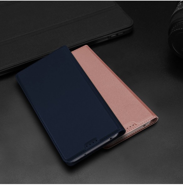 Dux Ducis Skin Pro-fodral för Xiaomi 13 Lite Flip Card-plånboksställ Rosa