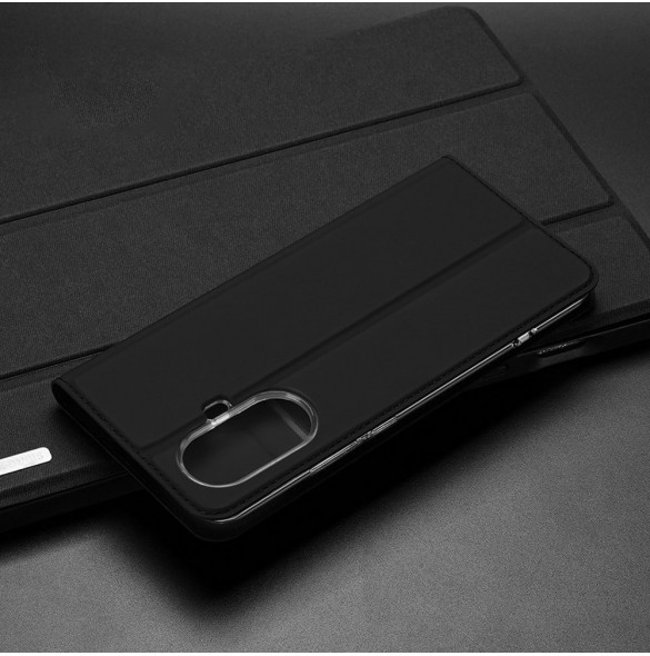 Dux Ducis Skin Pro Fodral för Xiaomi Redmi A1+ Flip Card Plånboksställ Svart
