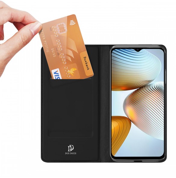 Dux Ducis Skin Pro Fodral för Xiaomi Redmi Note 11E /Redmi 10 5G / Redmi 10 Prime+ 5G / Poco M4 5G Cover Flip Card Plånboksst