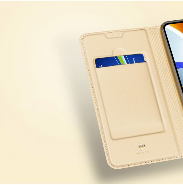 Dux Ducis Skin Pro Fodral för Xiaomi Redmi Note 11E /Redmi 10 5G / Redmi 10 Prime+ 5G / Poco M4 5G Cover Flip Card Plånboksst