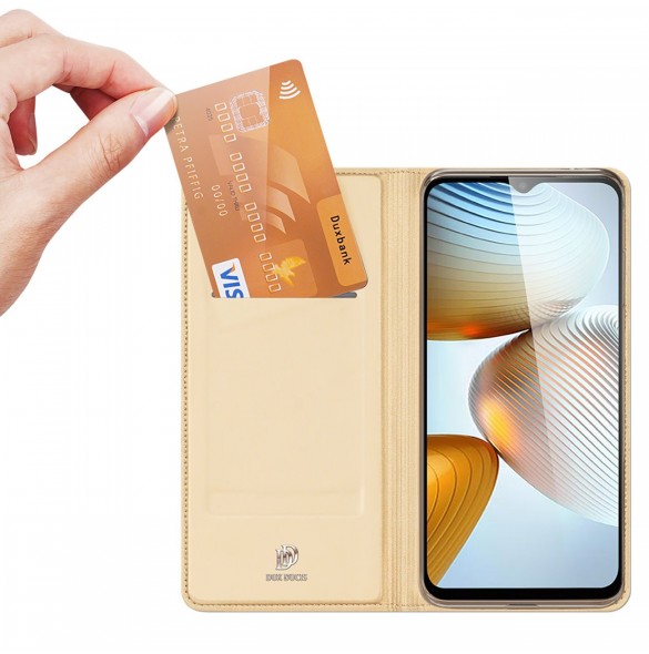 Dux Ducis Skin Pro Fodral för Xiaomi Redmi Note 11E /Redmi 10 5G / Redmi 10 Prime+ 5G / Poco M4 5G Cover Flip Card Plånboksst