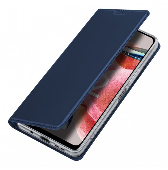 Dux Ducis Skin Pro-fodral till Xiaomi Redmi Note 12 Flip Card-plånboksställ Blå