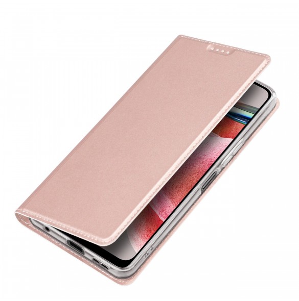 Dux Ducis Skin Pro Fodral för Xiaomi Redmi Note 12 Flip Card Plånboksställ Rosa