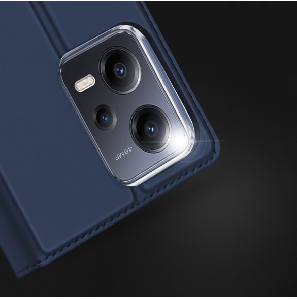 Dux Ducis Skin Pro-fodral till Xiaomi Redmi Note 12 Pro+ Flip Card-plånboksställ guld