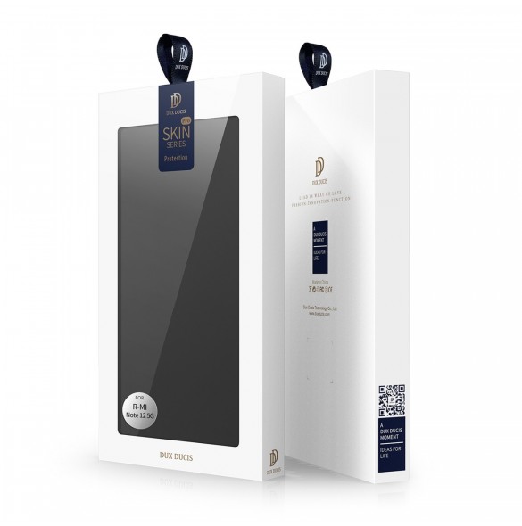 Dux Ducis Skin Pro-fodral till Xiaomi Redmi Note 12 Pro+ flip-fodral plånboksställ svart