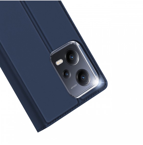 Dux Ducis Skin Pro-fodral för Xiaomi Redmi Note 12 Pro+ flip-fodral plånboksställ blå