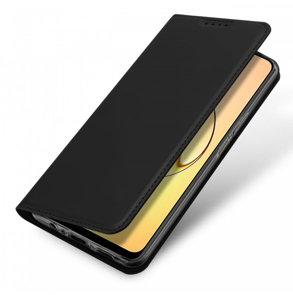 Dux Ducis Skin Pro Fodral Realme 10 Flip Card Plånboksställ Svart