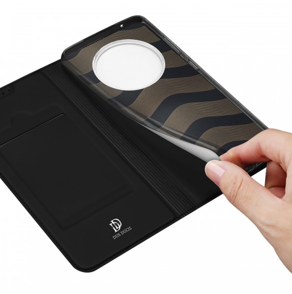 Dux Ducis Skin Pro Case Realme 11 Flip Card Plånboksställ Svart