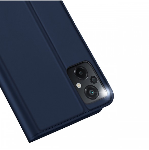 Dux Ducis Skin Pro Fodral Xiaomi Poco M5 plånbokshölsterskydd Blå