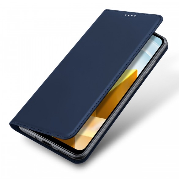 Dux Ducis Skin Pro Fodral Xiaomi Poco M5 plånbokshölsterskydd Blå