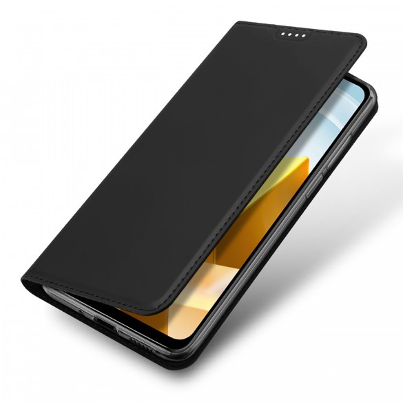 Dux Ducis Skin Pro fodral Xiaomi Poco M5 plånbokshölsterfodral med flip black