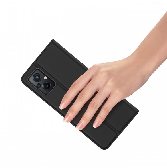 Dux Ducis Skin Pro fodral Xiaomi Poco M5 plånbokshölsterfodral med flip black