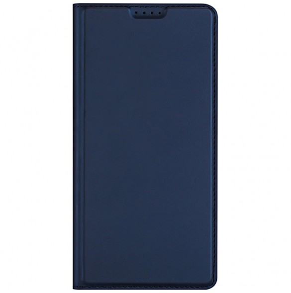 Dux Ducis Skin Pro eko-läderfodral till Xiaomi Poco M6 Pro/Redmi 12/Redmi 12R - blå