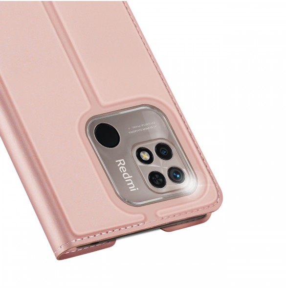 Dux Ducis Skin Pro flipfodral till Xiaomi Redmi 10C rosa