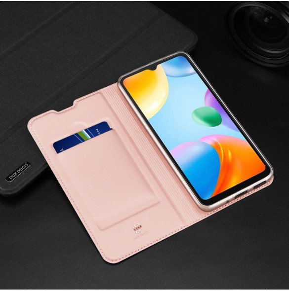 Dux Ducis Skin Pro flipfodral till Xiaomi Redmi 10C rosa